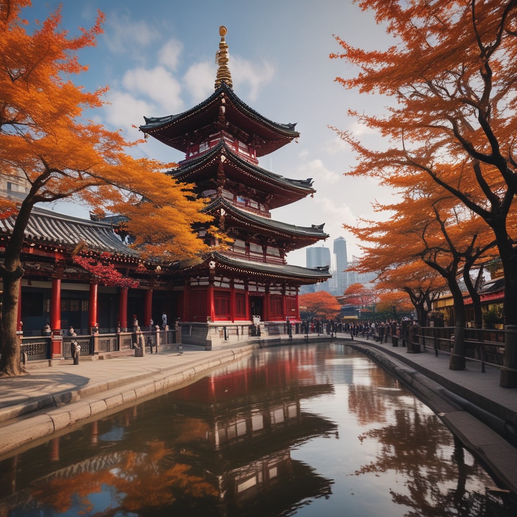 Asakusa Temple during the day